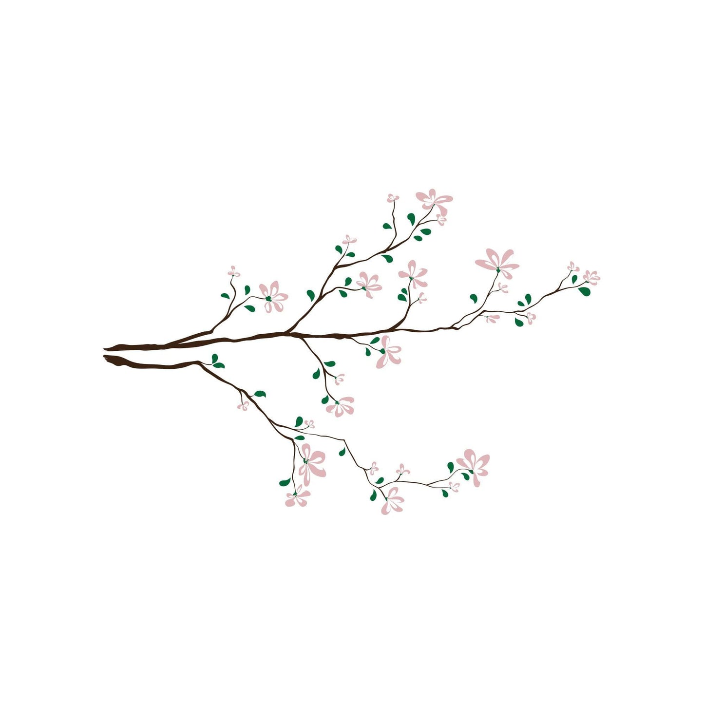 Vinyl Wall Decal Sticker Flower Tree Branch #832