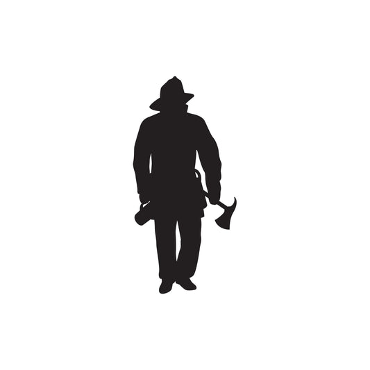 Firefighter Vinyl Wall Decal Sticker. #213