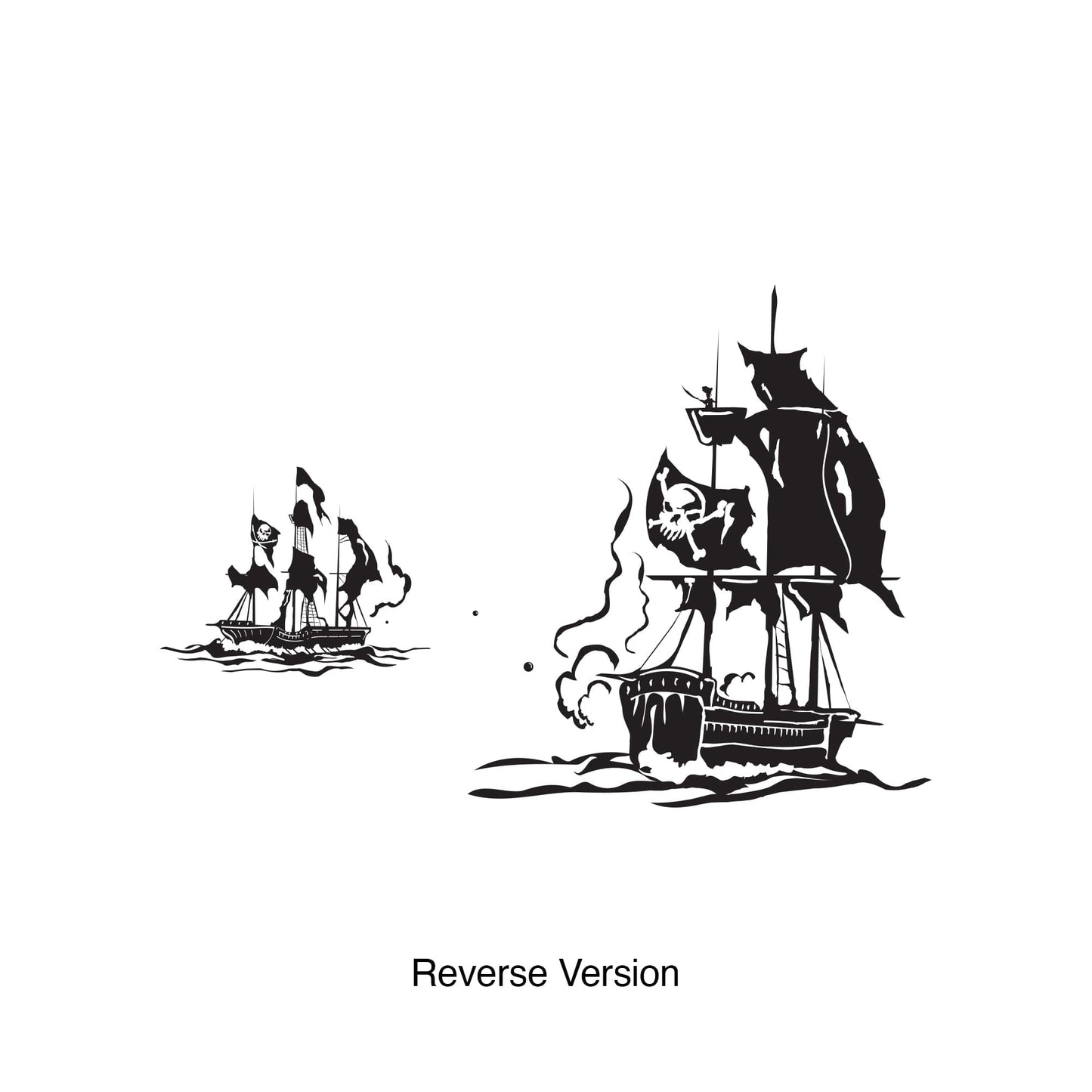 Pirate Ships Vinyl Wall Decal Sticker. #GFoster125