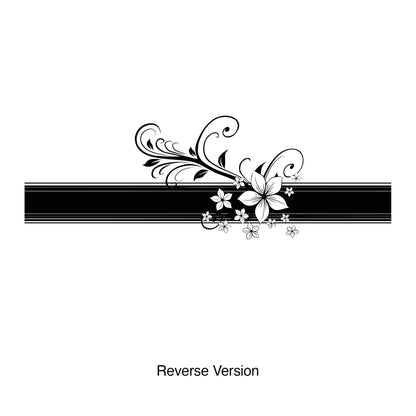 Hawaiian Flower Border Vinyl Wall Decal Sticker. #OS_AA367