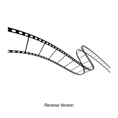 Wavy Film Strip Vinyl Wall Decal Sticker. Movie Theme Room Decor. #6780