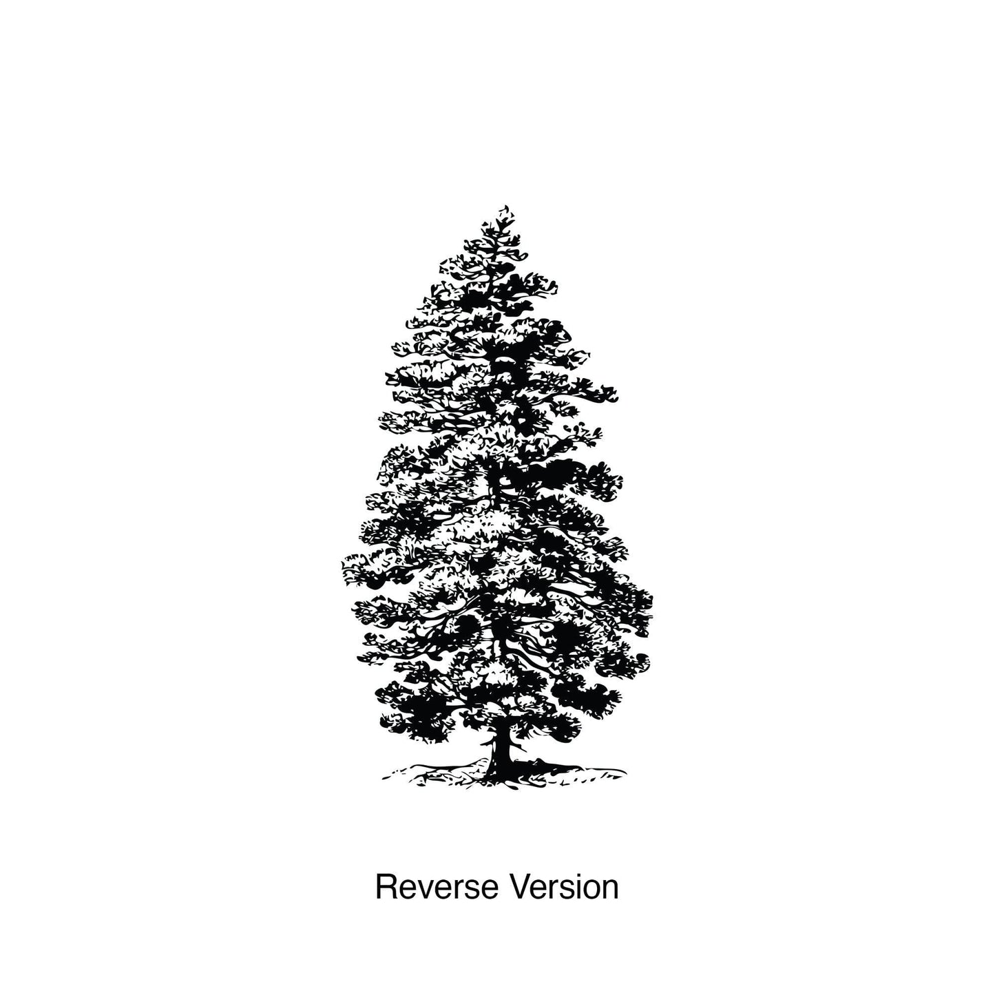 Pine Tree Wall Decal Sticker. #658