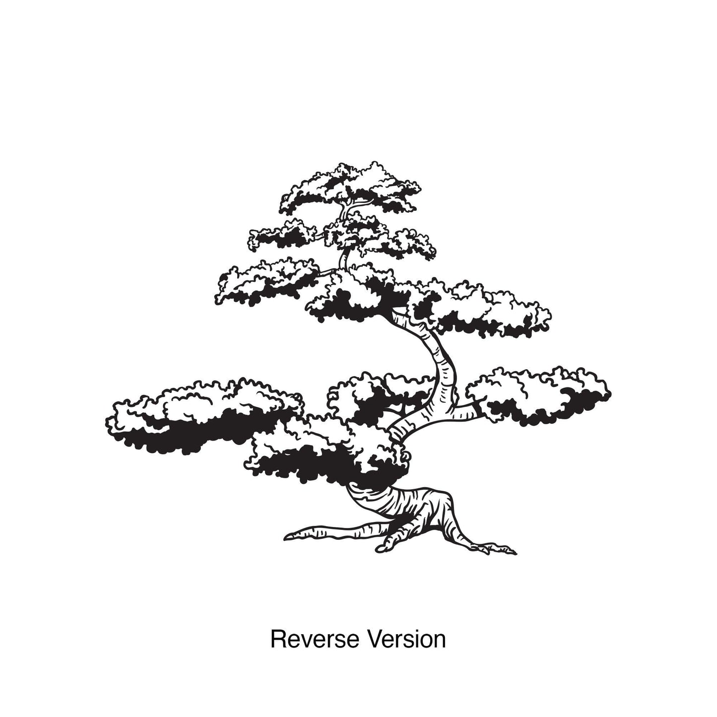 Japanese Bonsai Tree Wall Decal Sticker for your Asian Theme Room. #344