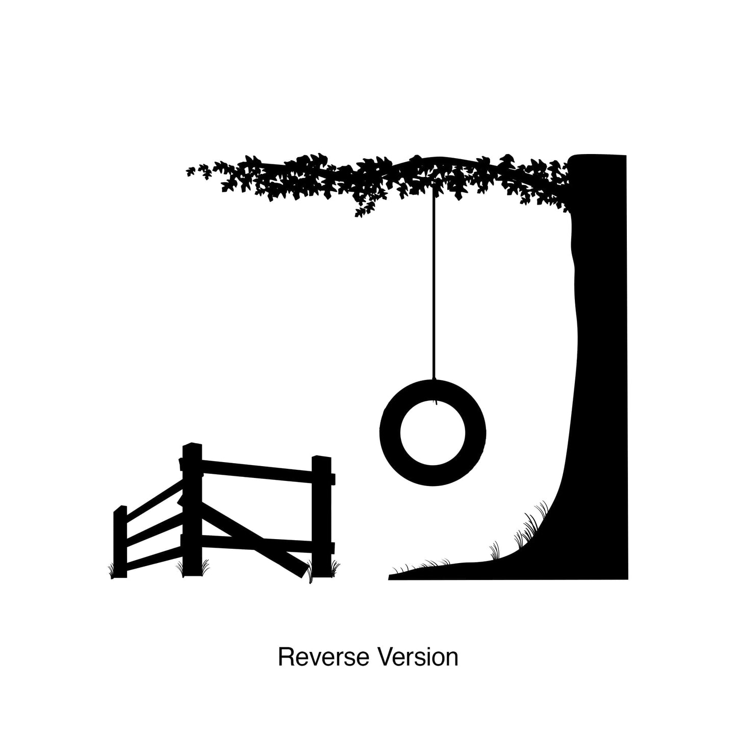 Kid's Room Tire Swing Wall Decal Sticker. #CMunn102
