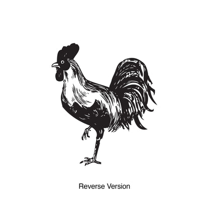 Rooster Vinyl Wall Decal Sticker. #655