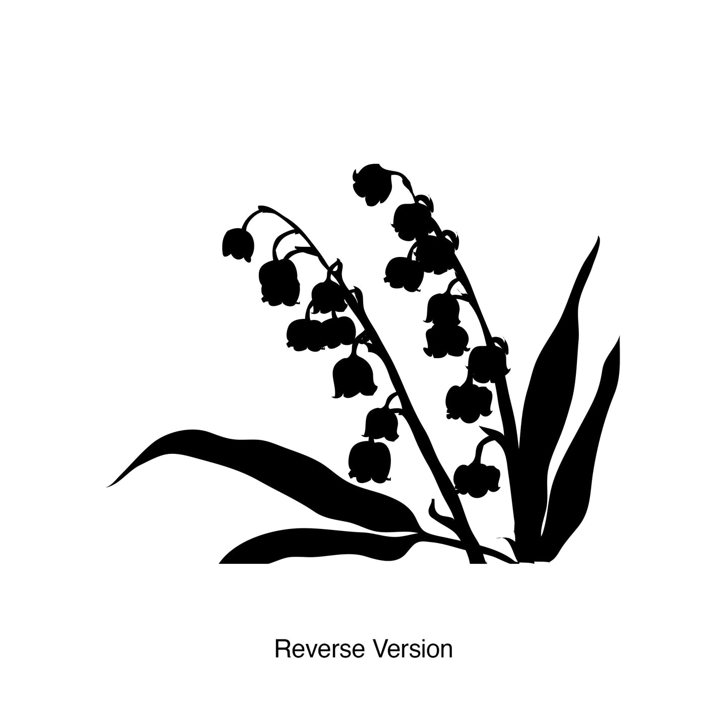 Floral Wall Decal Sticker. Lily of the Valley Flower #AC145