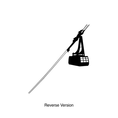 Gondola Cable Car Wall Decal Sticker. #547