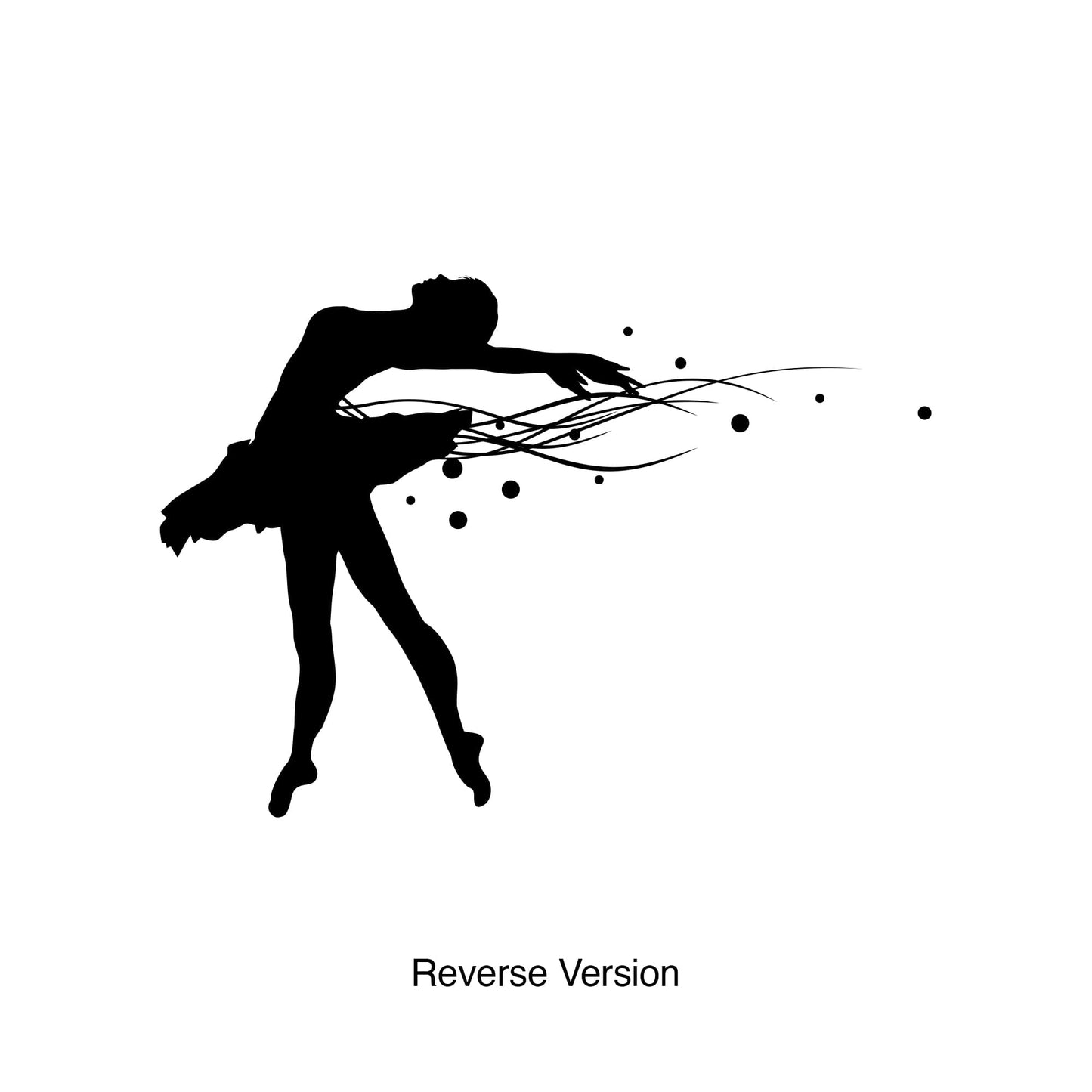 Ballerina Dancer Wall Decal Sticker. #OS_MG137