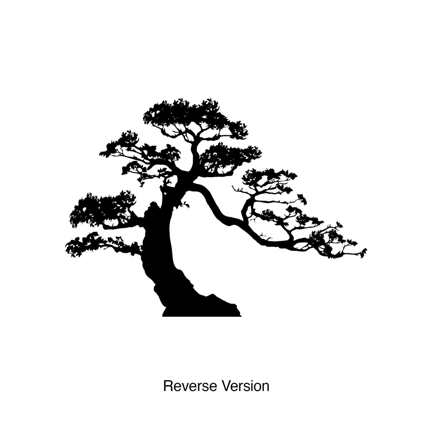 Bonsai Tree Wall Decal Sticker.  #AC219