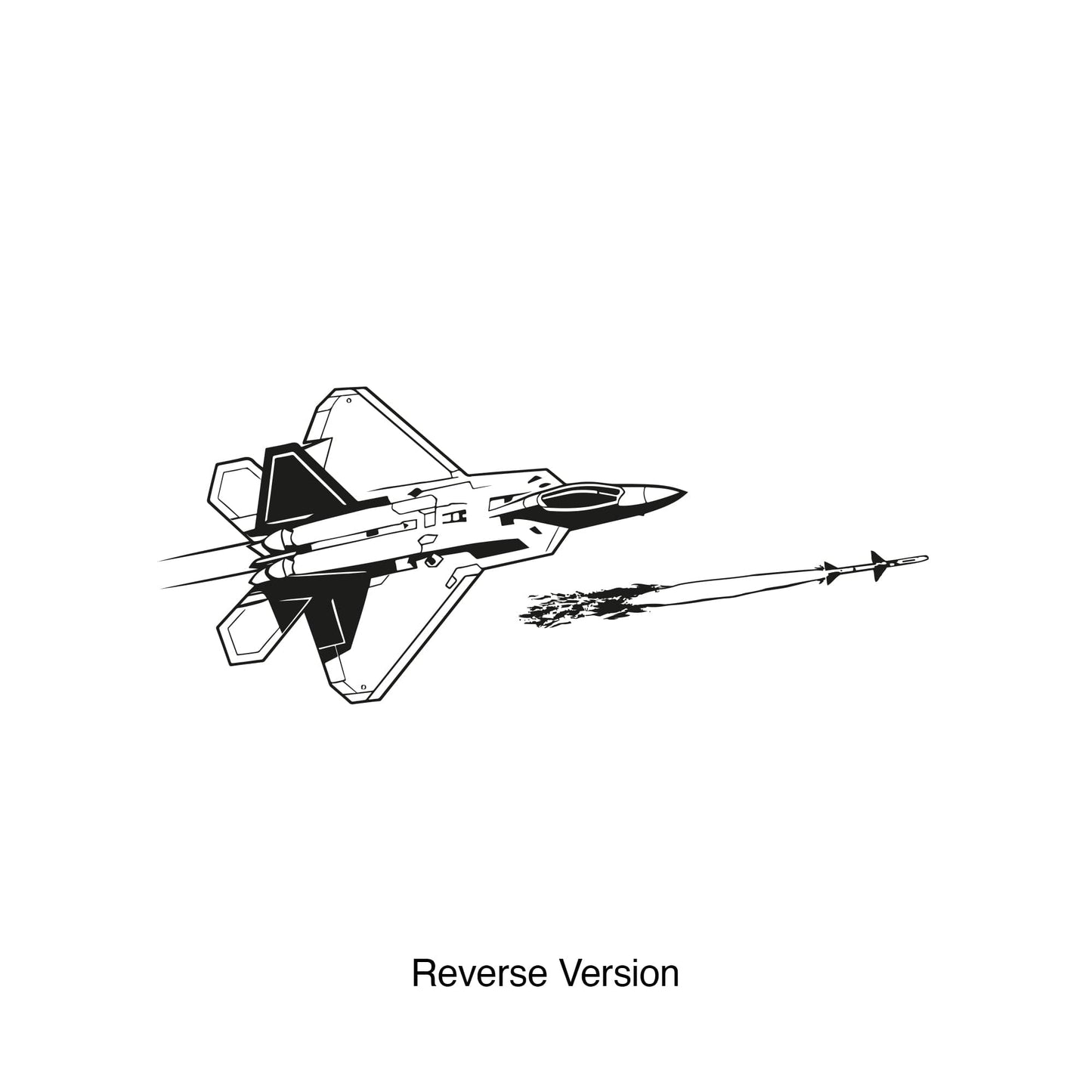 F-22 Raptor Fighter Jet Wall Decal. #7038