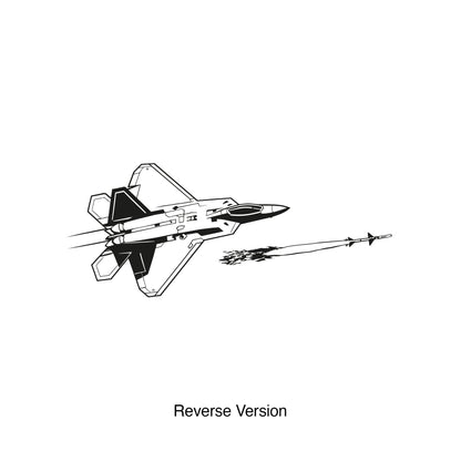 F-22 Raptor Fighter Jet Wall Decal. #7038