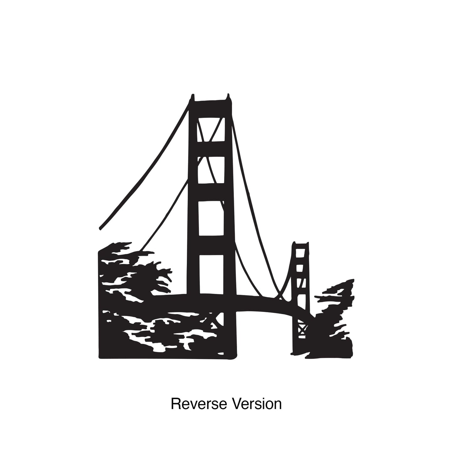 Golden Gate Bridge Wall Decal. #174