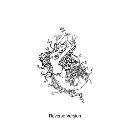 Vintage Mermaid Wall Decal Sticker #OS_AA1690