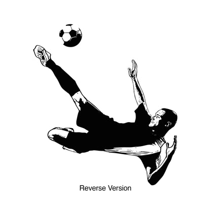 Soccer Player Vinyl Wall Decal Sticker #5071