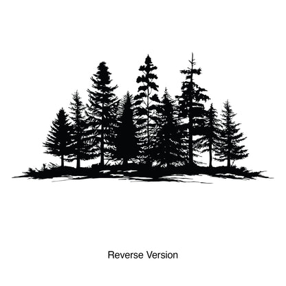 Woodland Forest Tree Wall Decal Sticker. #7083