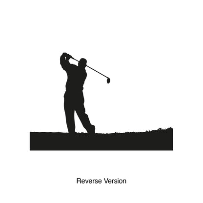 Golfer Wall Decal Sticker. Golf Swing Wall Decal. #OS_AA713