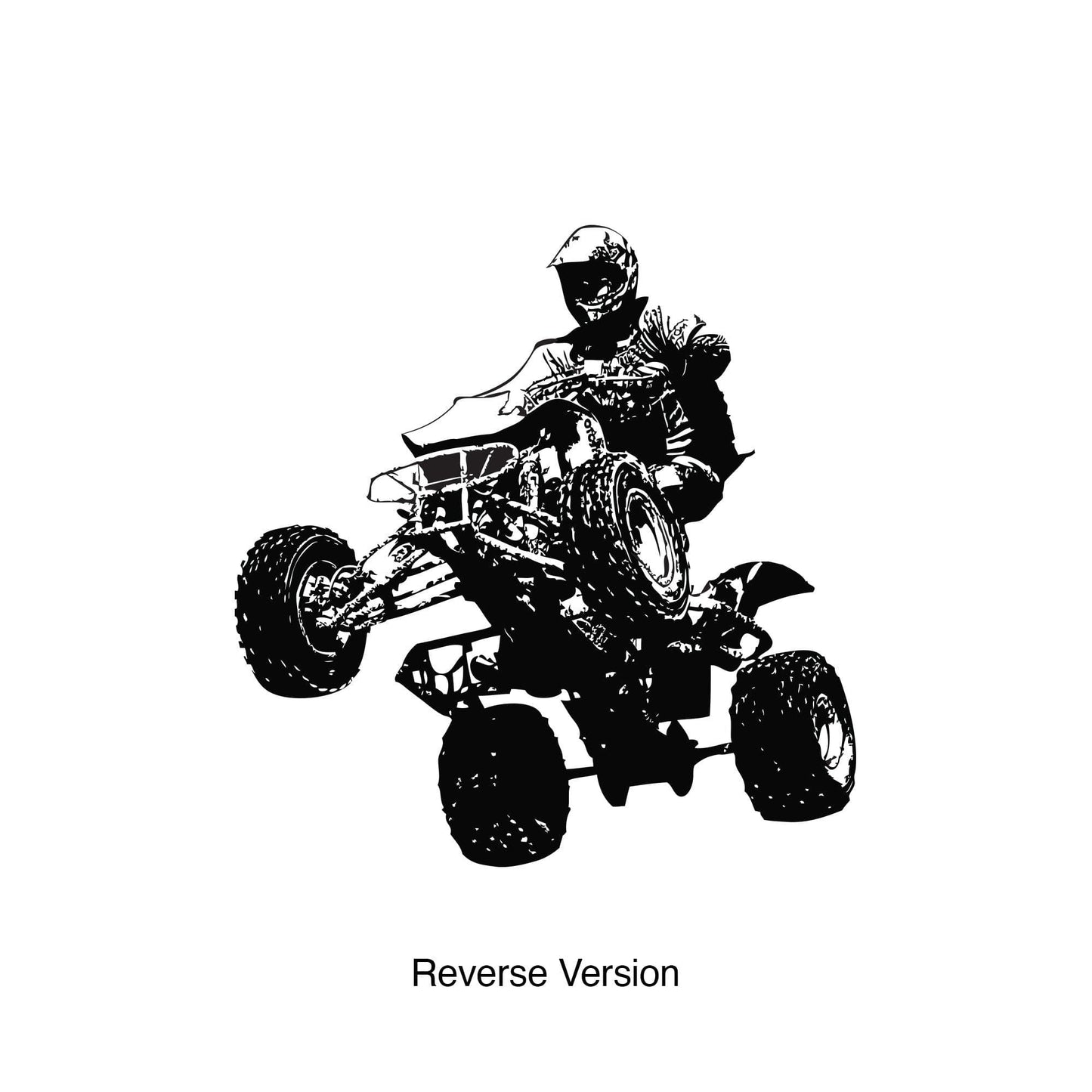 Quad Bike Motocross Vinyl Wall Decal Sticker. #JH242