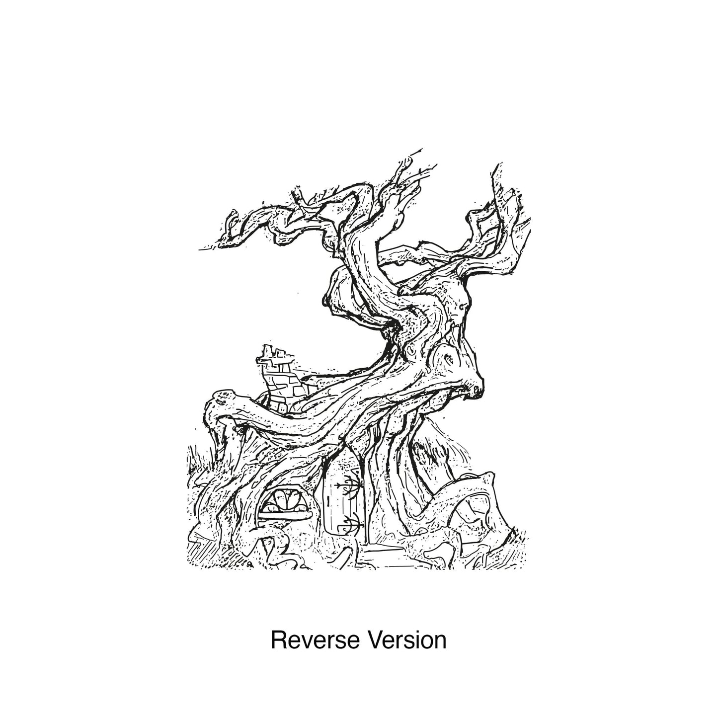 Twisted Hobbit Treehouse Vinyl Wall Decal Sticker . #OS_AA1334