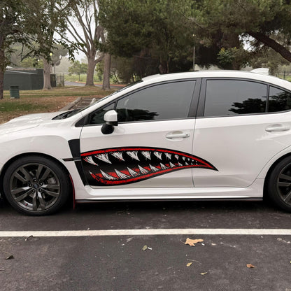 Flying Tiger Shark Military Bomber Design Decal. Jaws Decal. #6992