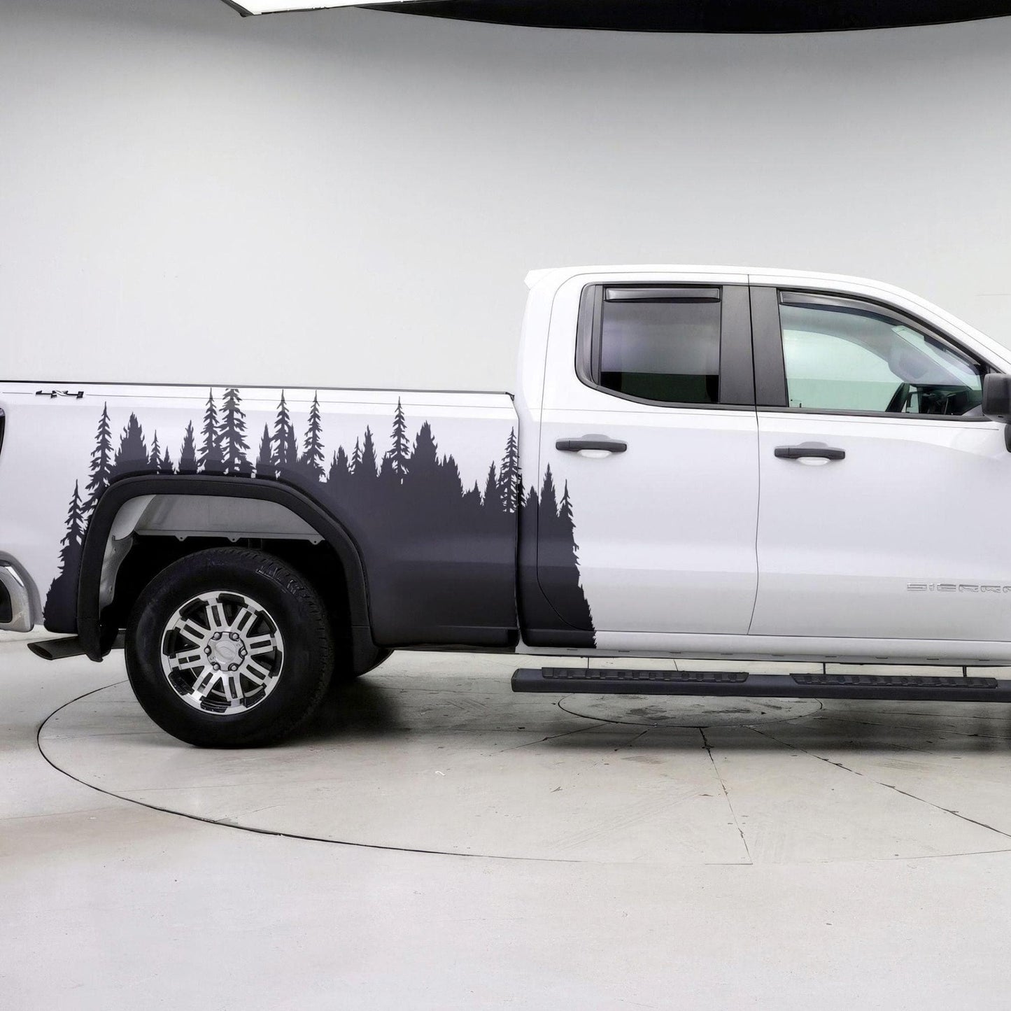 Forest Overland Sticker. Adventure Off Road Decal Sticker for Trucks. #6959