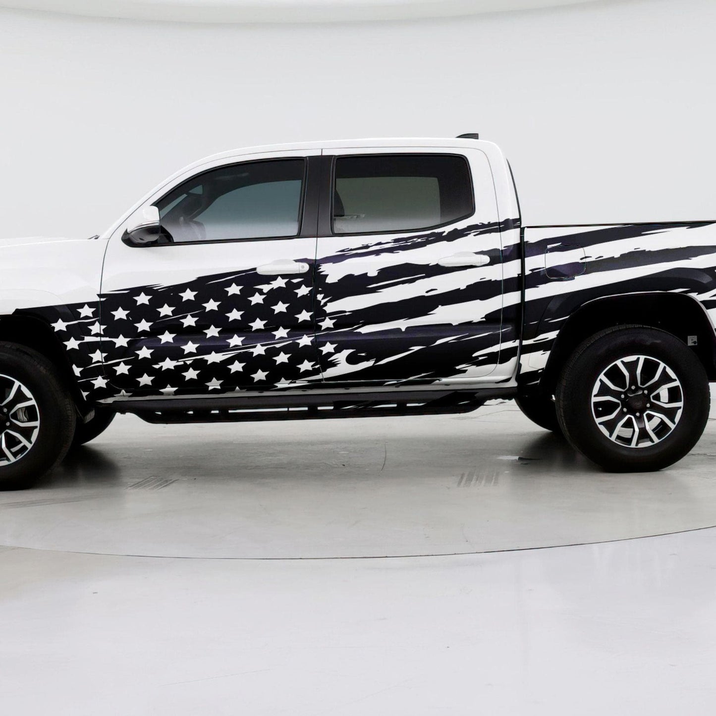 USA Flag Truck Decal Sticker. #6845