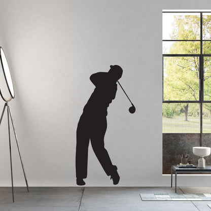 Golfer Wall Decal Sticker. #219
