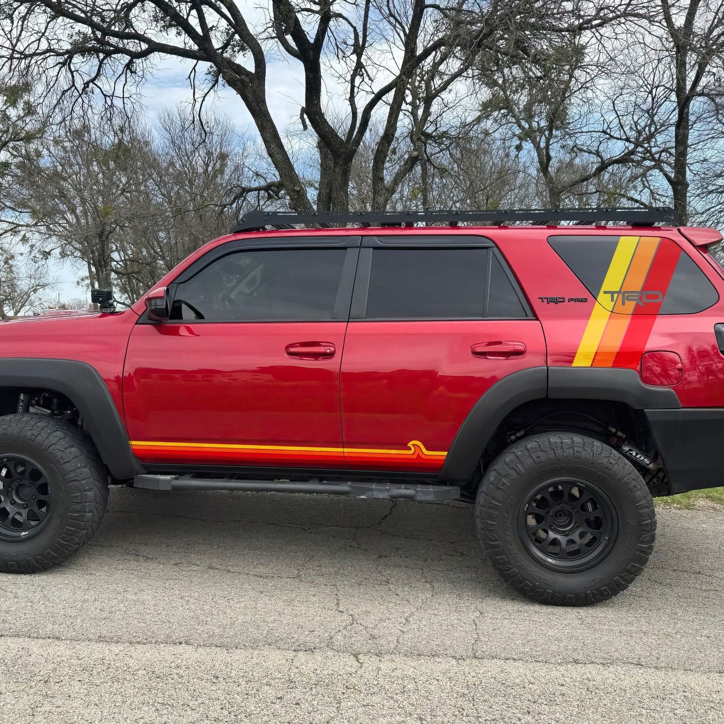 Surf Wave Truck / Car Decal. Overland Stripes Decal Sticker. Universal Fit for most Vehicles. #7051