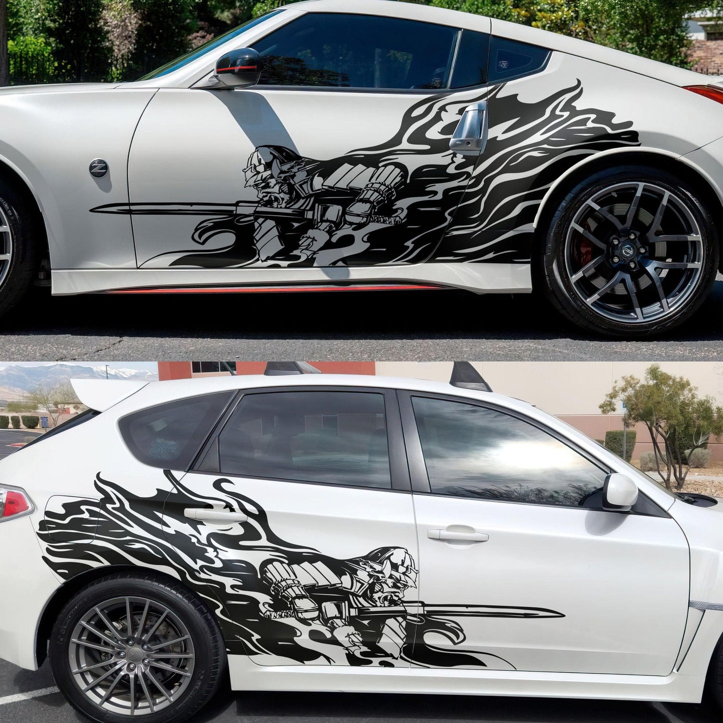 Samurai Warrior Graphic Car Decal Sticker. #6933