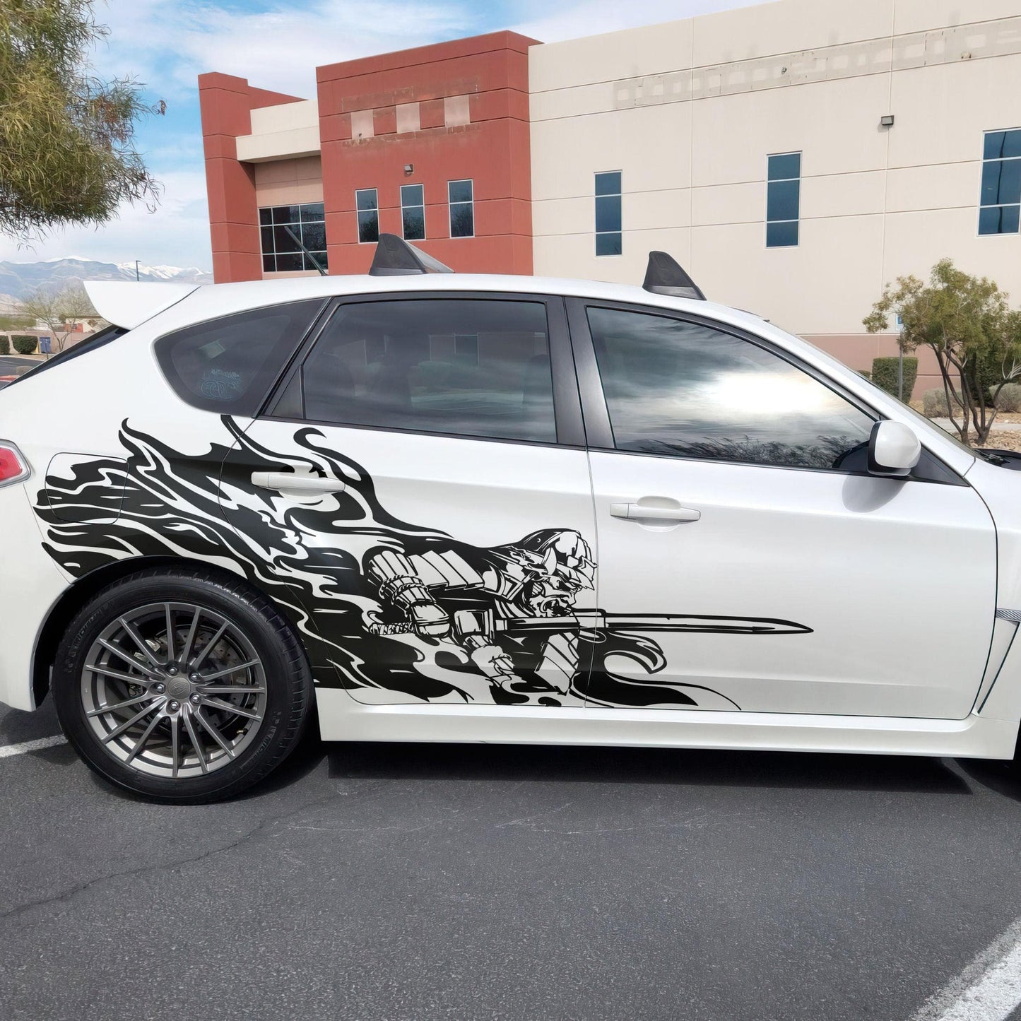 Samurai Warrior Graphic Car Decal Sticker. #6933