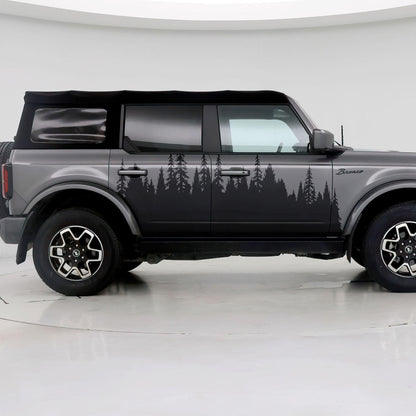 Forest Overland Sticker. Adventure Off Road Decal Sticker for Trucks. #6959