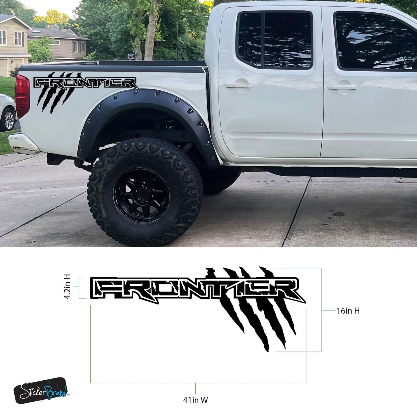 Nissan Frontier Claw Decal Sticker. #7028