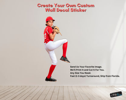 Custom Life Size Wall Decal Sticker.