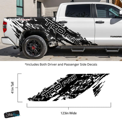TRD Truck Mud Splash Vinyl Car Graphic Sticker. #6836