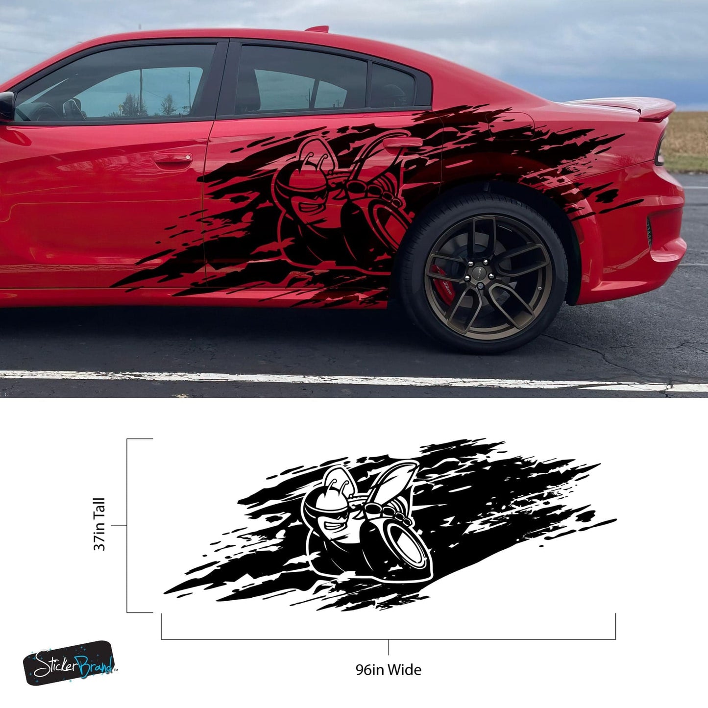 Scat Pack Decal Sticker for Challenger, Charger. #7026