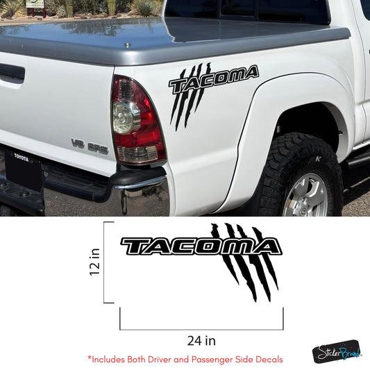 Toyota Tacoma Raptor Claw Decal Sticker. Set of 2. #7111