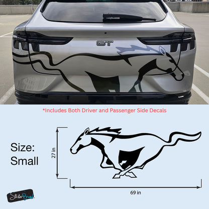 Mustang Horse Graphic Decal for Mustang Car, Mustang Mach-E. #7096