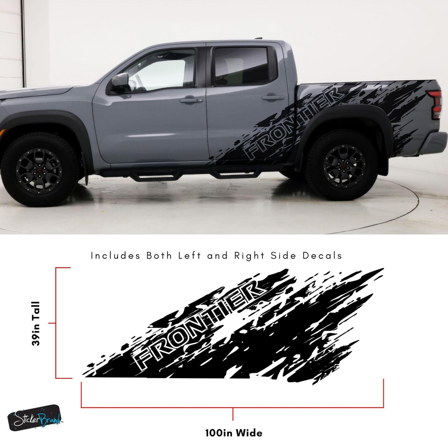 Nissan Frontier Truck Mud Splash Decal Sticker. #6831