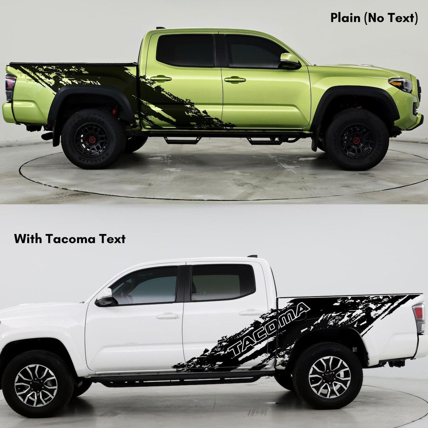 Toyota Tacoma Truck Mud Splash Car Decal Graphic Sticker. #6779