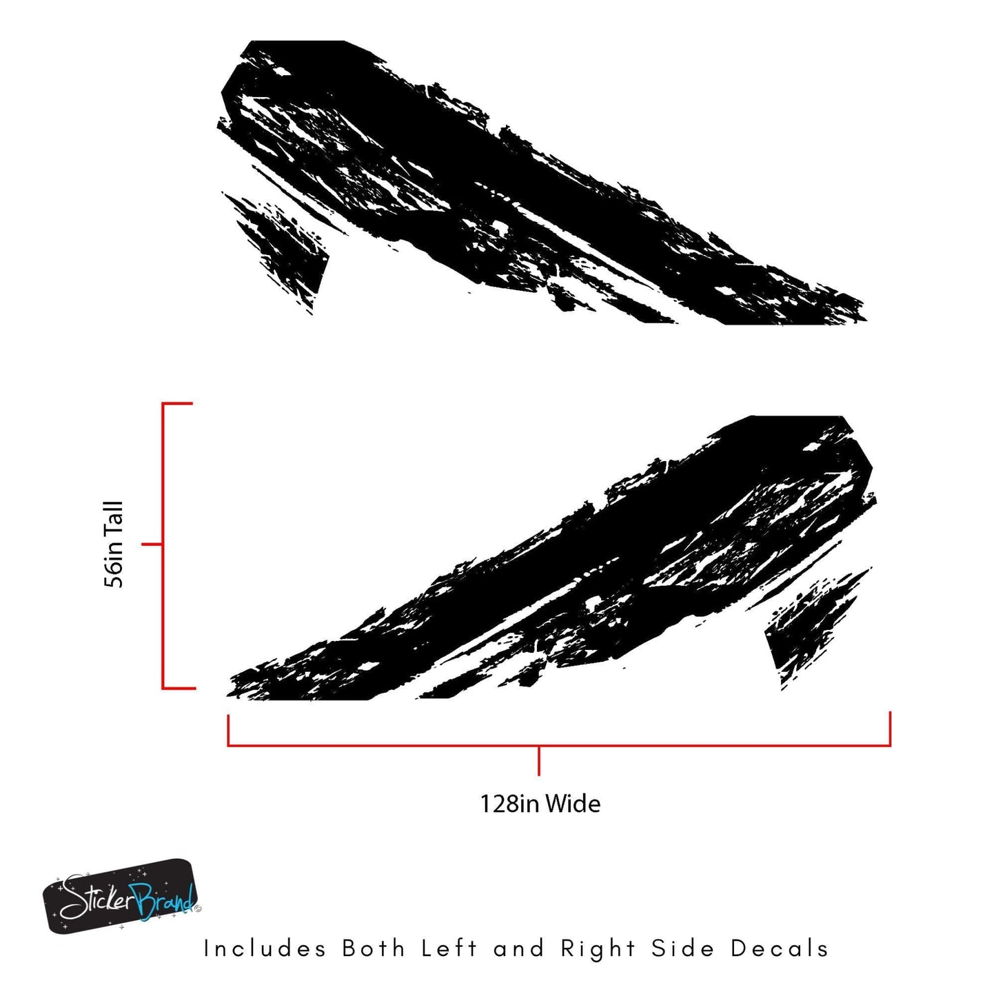 4Runner Mud Splash Graphic Decal. #6821