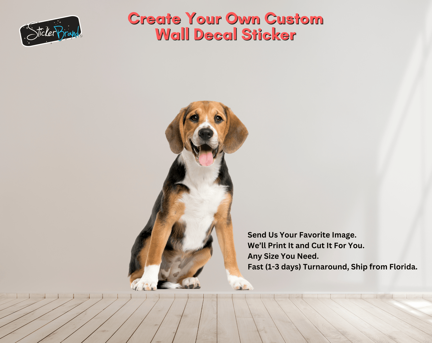 Custom Life Size Wall Decal Sticker.