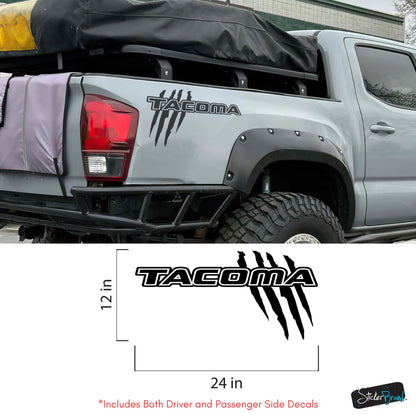 Toyota Tacoma Raptor Claw Decal Sticker. Set of 2. #7111