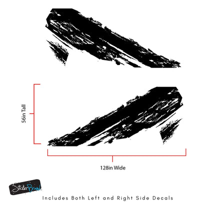 4Runner Mud Splash Graphic Decal. #6821