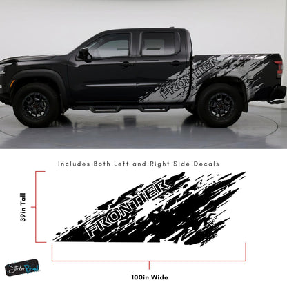 Nissan Frontier Truck Mud Splash Decal Sticker. #6831