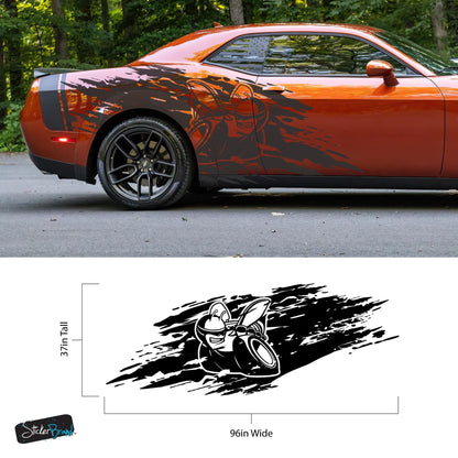 Scat Pack Decal Sticker for Challenger, Charger. #7026