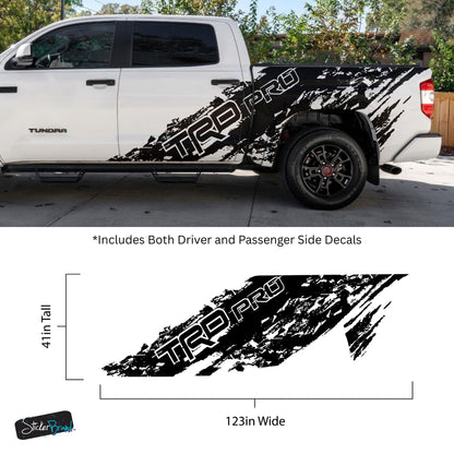 TRD Truck Mud Splash Vinyl Car Graphic Sticker. #6836