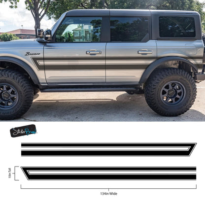 Stripes Graphic Decal for Ford Bronco. #7029