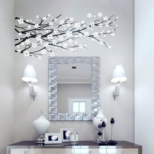 Flower Branch Vinyl Wall Decal Sticker. #425