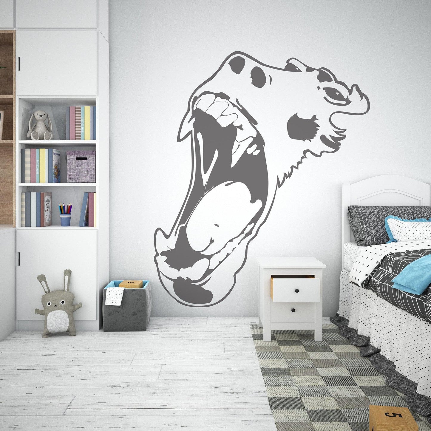 Gorilla Growling Vinyl Wall Decal Sticker. #462