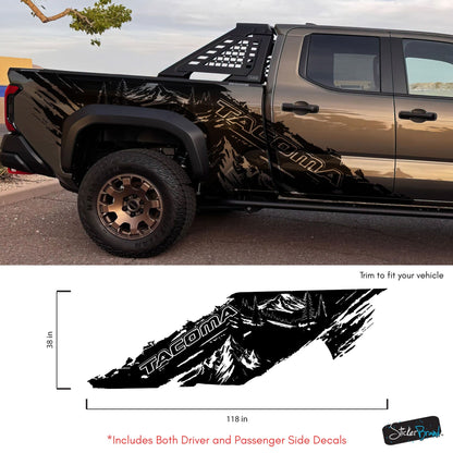Tacoma Truck Decal Graphic Sticker. Mountain Off-Road Outlander. #7112