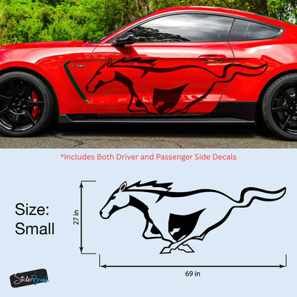 Mustang Horse Graphic Decal for Mustang Car, Mustang Mach-E. #7096